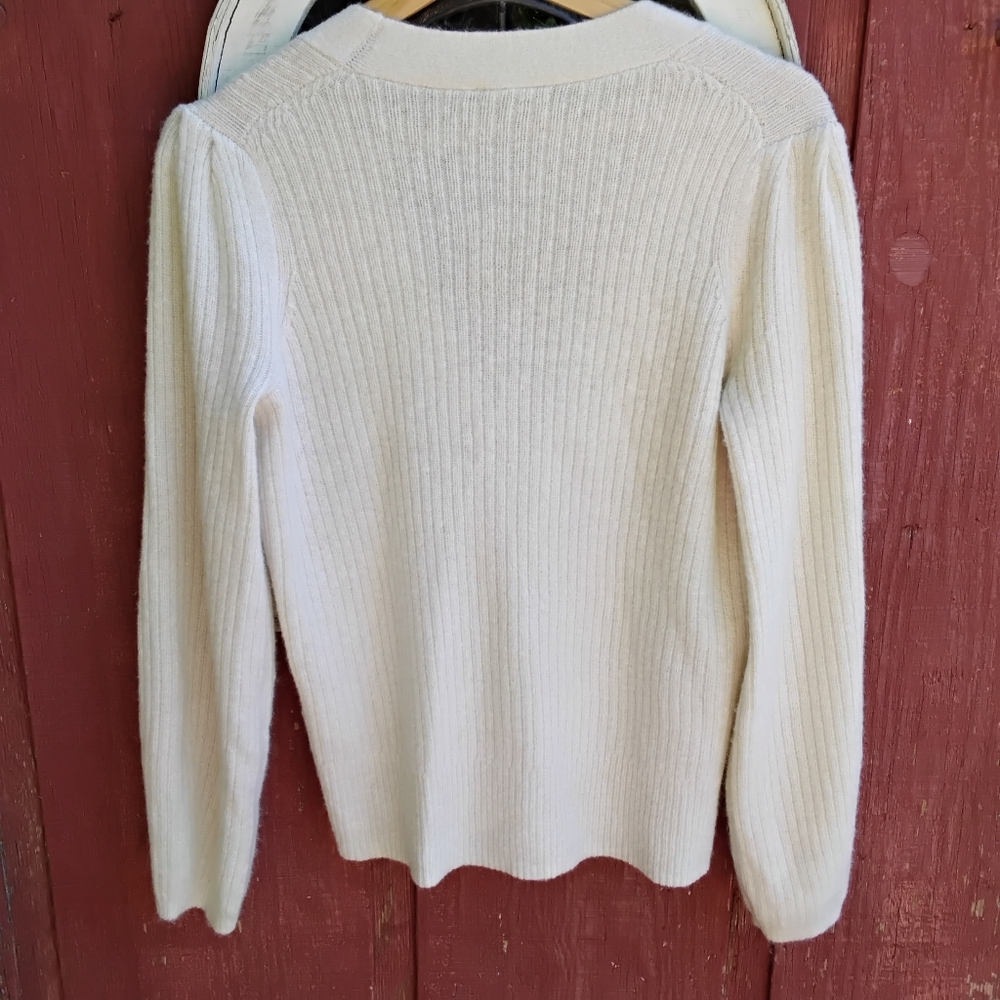 Talbots Cardigan with Rhinestone Buttons - Picture 3 of 6